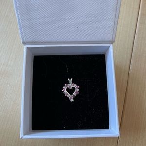 Gemstone Heart Pendant